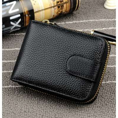 Leather men's driving license card bag Korean version zipper organ women's purse multifunctional driving license holder