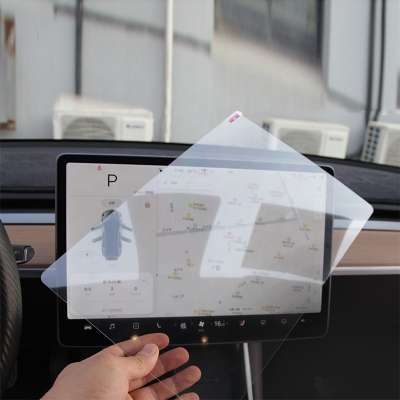 Hot Quality Clear 17 Inch Tempered Glass Touch Screen Protector Cover For Tesla Model S Model X